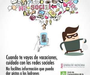 redes sociales vacaciones